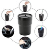 Car Trash Can with Lid, FIOTOK Mini Auto Garbage Can Leakproof Vehicle Trash Bin