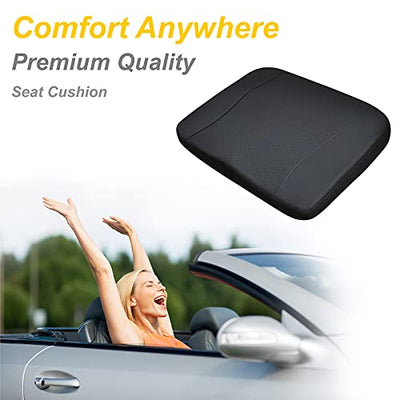 Bangled Car Seat Cushion, Memory Foam Driver Seat Cushion for Sciatica & Lower Back Pain Relief